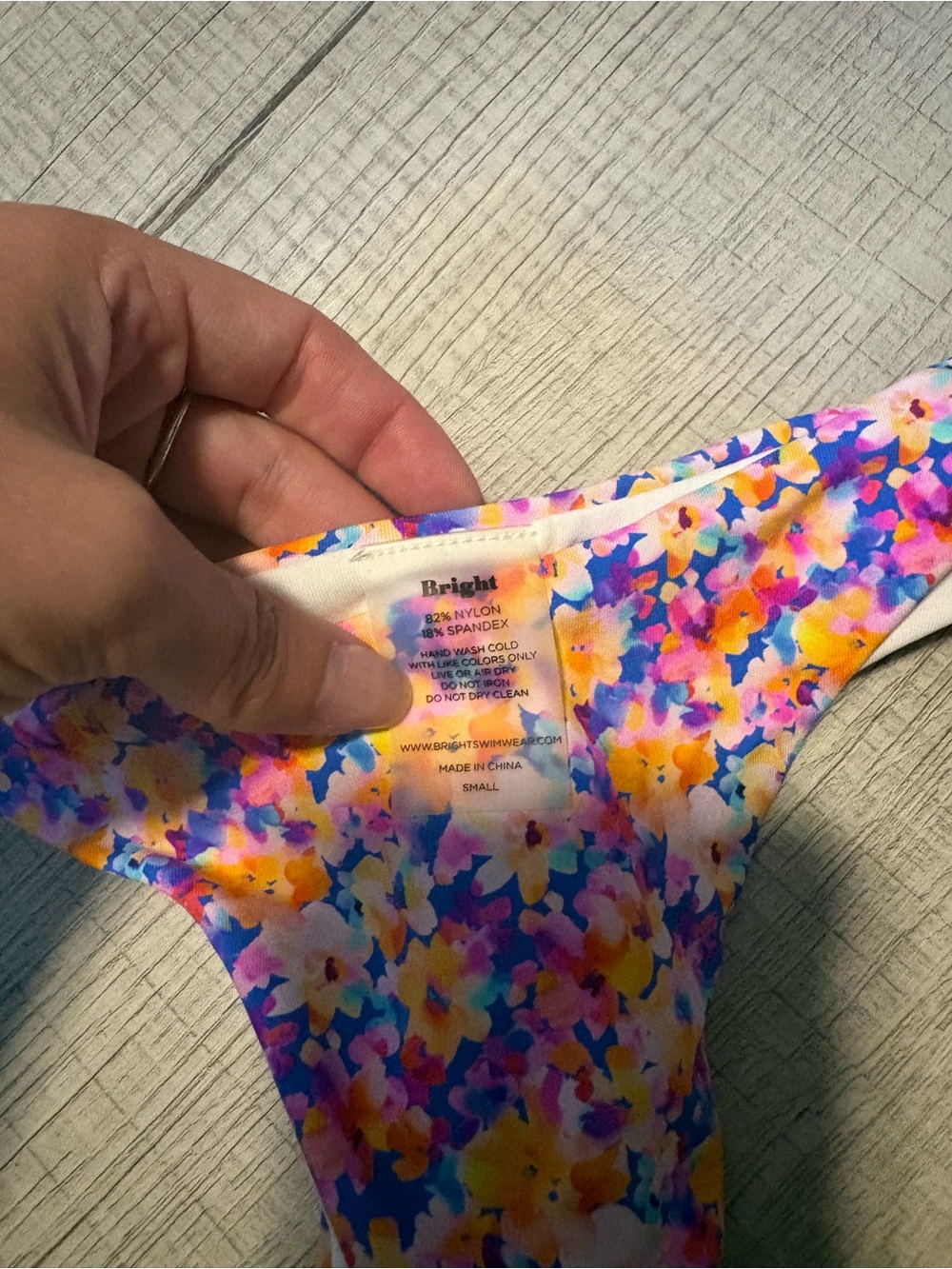 Bright Floral Bikini Bottom by Bright - Multicolor - Picture 2 of 2